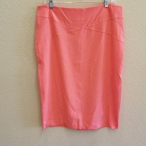 Women's salmon colored skirt